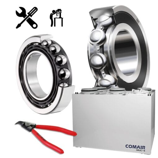 Vervanging motorlagers Comair HRUC-E