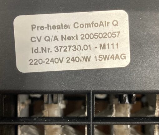 Vorstvrijelement Zehnder ComfoAir Q - Afbeelding 3