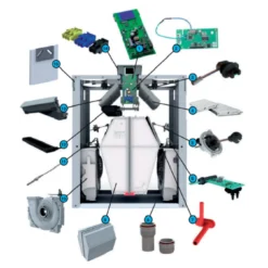 Zehnder ComfoAir E (Pro) - Service Onderdelen - Parts - Reparatur Teilen