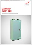 WHR 920 | Technische Specificaties