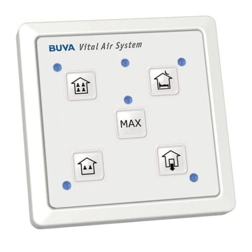 BUVA Boxstream + / H2O Hoofdbediening 5-knops (12V)