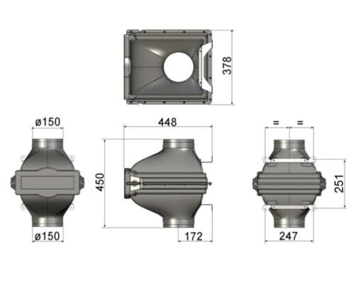 Filterbox Zehnder 150 mm – Bild 2