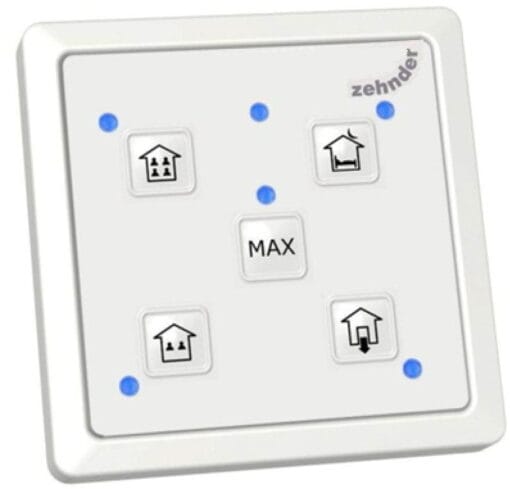Zehnder Easy 0-10V Hoofdbediening (5-knops)