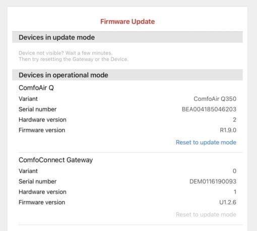 Firmware update (Remote Support) ComfoAir Q NL / BE - Image 5