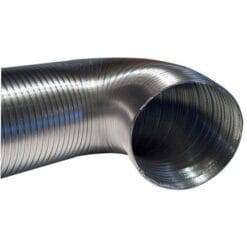 Aluminium semi-flexibele slang 125 mm. (L=3M)