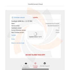 Firmware update (Op locatie) ComfoAir Q NL / BE