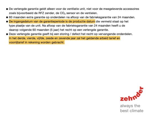 Ventilatordeel ComfoFan Silent Move Up (Randaarde) - Image 3